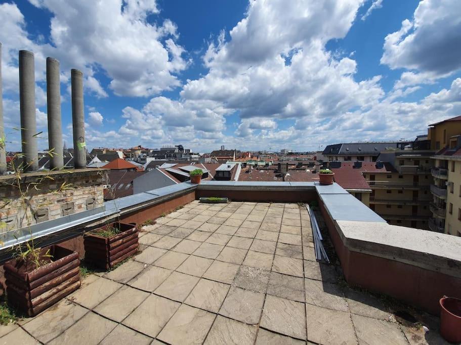 Master Apartment With Air Condition And Separated Rooftop Terrace Budapesta Exterior foto